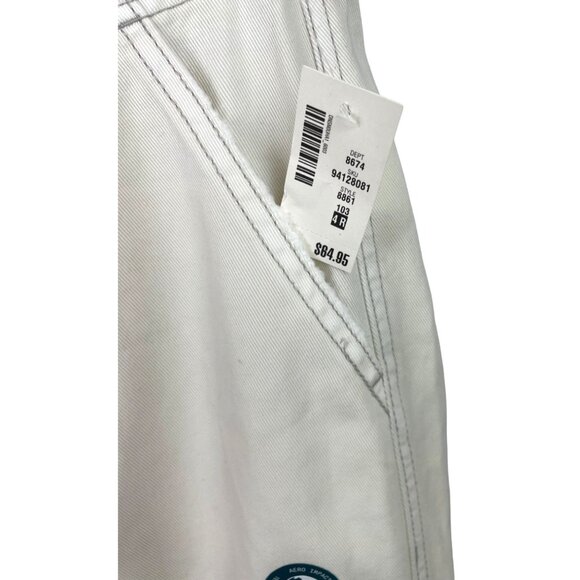 Aeropostale Womens Size 4 Cream Low RIse Utility Non Stretch Pants Aero - Picture 7 of 12